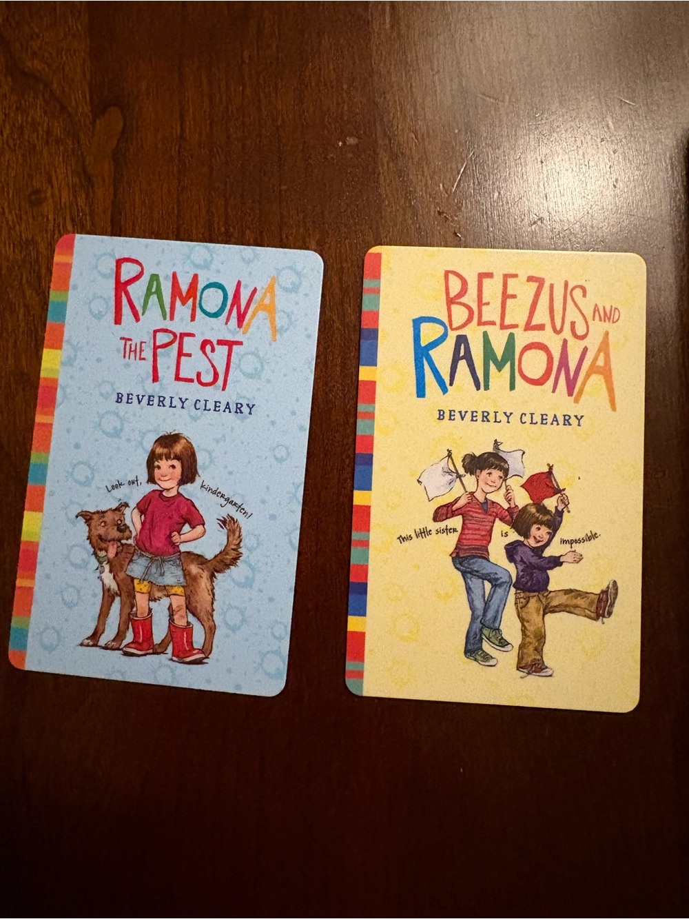 2 Yoto Cards: Ramona The Pest / Beezus and Ramona by Beverly Cleary